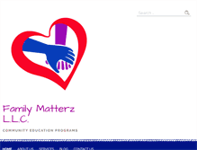 Tablet Screenshot of familymatterz.org